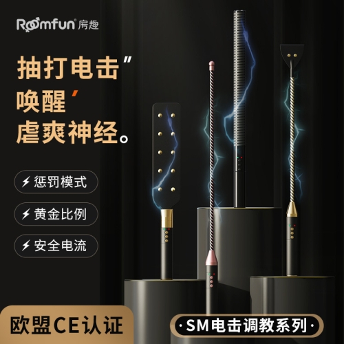 美國(guó)Roomfun SM——電子脈沖皮鞭 （散鞭拍 調(diào)教女王）